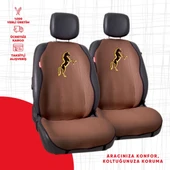 Kahverengi At Desenli Minder thumbnail 1