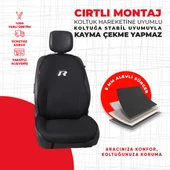 Volkswagen Eski R Logo Nakışlı Minder thumbnail 4