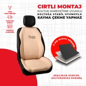 Togg Nakışlı Krem Minder thumbnail 4