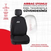 Volkswagen Eski R Logo Nakışlı Minder thumbnail 2