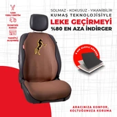 Kahverengi At Desenli Minder thumbnail 4