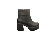 Ventes 914301Z 8 cm Platform Topuk Yandan Fermuarlı İçi Polarlı Günlük Kadın Bot - 5