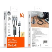 Mcdodo CA-2771 60W Typec Typec Şarj ve Data Kablo 1.2Mt - Siyah thumbnail 4