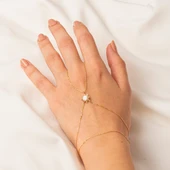 Altın Şahmeran - 14 Ayar Altın Oval Kesim Opal Taşlı Güneş Model Şahmeran - 6