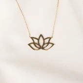 Altın Kolye - Lotus 14 Ayar Altın Kolye - 8