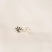 Altın Küpe - 14 Ayar Altın Minimal Pati Küpe - 8