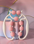 Kas Gevşetici Sıkılaştırıcı Masaj Aleti 9 Tekerlekli Lenf Drenaj Rulosu - Bacak Selülit Azaltıcı thumbnail 3