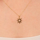 Altın Kolye - Güneş 14 Ayar Altın Kolye thumbnail 1