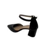 DERİ BİLEKTEN BAĞLI SİVRİ BURUN TOPUKLU AYAKKABI thumbnail 3