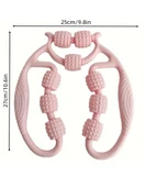 Kas Gevşetici Sıkılaştırıcı Masaj Aleti 9 Tekerlekli Lenf Drenaj Rulosu - Bacak Selülit Azaltıcı thumbnail 5