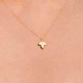 Altın Kolye - Çınar Yaprağı 14 Ayar Altın Kolye - 1