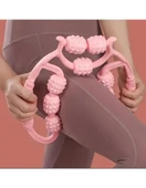 Kas Gevşetici Sıkılaştırıcı Masaj Aleti 9 Tekerlekli Lenf Drenaj Rulosu - Bacak Selülit Azaltıcı thumbnail 4