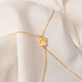 Altın Şahmeran - 14 Ayar Altın Kişiye Özel İsim Yazılabilir Pati Şahmeran - 6