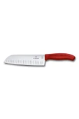 Victorinox 6.8521.17B 17cm Kırmızı Santoku Bıçağı, Blisterli Paket - 2