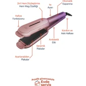 Grundig HS 8331 2 in 1 Saç Düzleştirici thumbnail 4