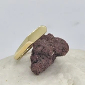 Şövalye Altın Yüzük - 14 Ayar Altın Şövalye Harf İsim Yazılabilir Yüzük - Kişiselleştirilir Yüzük - 6