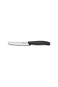 Victorinox ​​​​​​​​​​​​​​​​​​​​​​​​​​​​​​​Victorinox 6.7803 11cm Siyah Düz Domates ve Sofra Bıçağı - 1