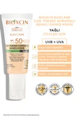 Sun Care Spf 50 Yağlı Ciltler Için Renkli Güneş Kremi 50 ml - Kolajen Dry Touch Tinted - 3