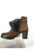 Sedef Kadın Kahverengi Topuklu Bot thumbnail 4