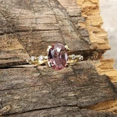 Evlilik Teklifi Altın Yüzük - 14 Ayar Altın 0.95 Karat Zultanit Taşlı Evlilik Teklifi Yüzüğü thumbnail 3