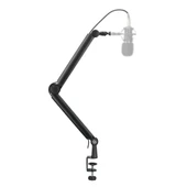 NPO STD131B Stüdyo Tasarım  Kablo Yönetimli  Amortisörlü Profesyonel Yayıncı Mikrofon Kolu thumbnail 1