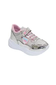 JEYLOO Prokids Kız Çocuk Gümüş Simli Spor Ayakkabı thumbnail 2