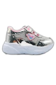JEYLOO Prokids Kız Çocuk Gümüş Simli Spor Ayakkabı thumbnail 1