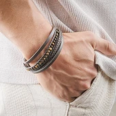 Kaplan Gözü Doğaltaş Ve Deri Bileklik 31832B9D12 thumbnail 2