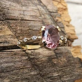 Evlilik Teklifi Altın Yüzük - 14 Ayar Altın 0.95 Karat Zultanit Taşlı Evlilik Teklifi Yüzüğü thumbnail 21