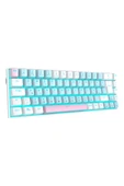 R10 Mekanik Oyuncu Klavyesi Full Anti-Ghosting Hot Swap Red Switch Buz Mavisi Işıklandırma (TürkçeQ) thumbnail 3