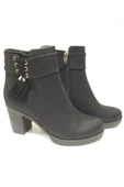 Şenkardeşler Kadın Siyah Taban Kauçuk Bot thumbnail 3