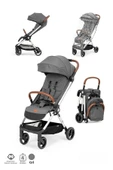 Kanz Fox Kabin Boy Bebek Arabası Gri - 2