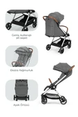Kanz Fox Kabin Boy Bebek Arabası Gri - 5