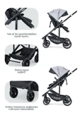 Kanz Echo Travel Sistem Bebek Arabası Gri - 3