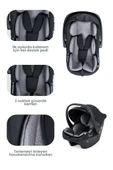 Kanz Echo Travel Sistem Bebek Arabası Siyah - 8