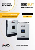 SAKO - İnges 2.4 KW MPPT AKILLI TAM SINUS INVERTER - 24 VOLT 2400 WATT INVERTÖR (450-500 VDC) thumbnail 8