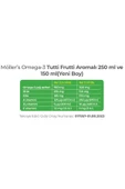 Möllers Omega 3 Tutti Frutti Aromalı Balık Yağı 150 ml - 2