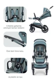 Kanz Explorer Autofold Travel Sistem Bebek Arabası Hunter Green - 4