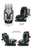 Kanz Cosmos i-Size(0-36kg) 360 Dönebilen Oto Koltuğu Gri - 3