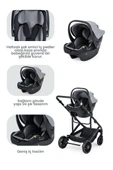 Kanz Echo Travel Sistem Bebek Arabası Gri - 5