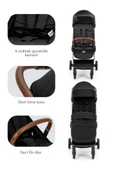Kanz Fox Kabin Boy Bebek Arabası Siyah - 6
