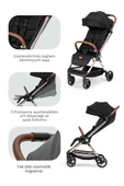 Kanz Fox Kabin Boy Bebek Arabası Siyah - 4