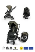 Kanz Thunder Kolay Katlanabilen Travel Sistem Bebek Arabası Pinegreen - 8