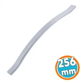 Mobilya Kulpu 256 mm Vida Aralığı Paslanmaz Sağlam Kulpları Kulbu Krom Gümüş Çizgili Metal 10 Adet thumbnail 7
