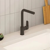 Artema Flow Square Eviye Bataryası Mat Siyah - 2