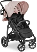 Hauck Buggy Rapid 4D, doğumdan itibaren 22 kg'a kadar çocuklar için uzanma fonksiyonlu, lastik tekerlekli, bardak tutucu, UPF 50+, küçük katlanabilir, 3 kg'a kadar XL sepet (Dusty Rose) Outlet thumbnail 1