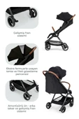 Kanz Instreet Autofold Travel Sistem Bebek Arabası Siyah - 7