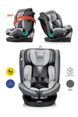 Kanz Cosmos i-Size(0-36kg) 360 Dönebilen Oto Koltuğu Gri - 4