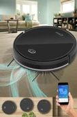 KVC-4090 Akıllı Robot Süpürge Islak Kuru Robot Vacuum Mop thumbnail 1