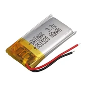 Powermaster 351525 3.7V 80Mah Lityum Polimer (Li-Po) Batarya Ciklet Pil thumbnail 2